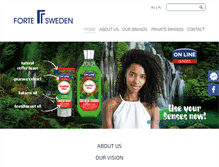 Tablet Screenshot of forte-sweden.com